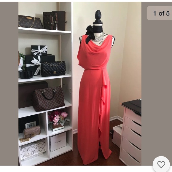 BCBGMaxAzria Dresses & Skirts - EUC BCBGMaxAzria Sydney Cowl-Neck Dress 0
